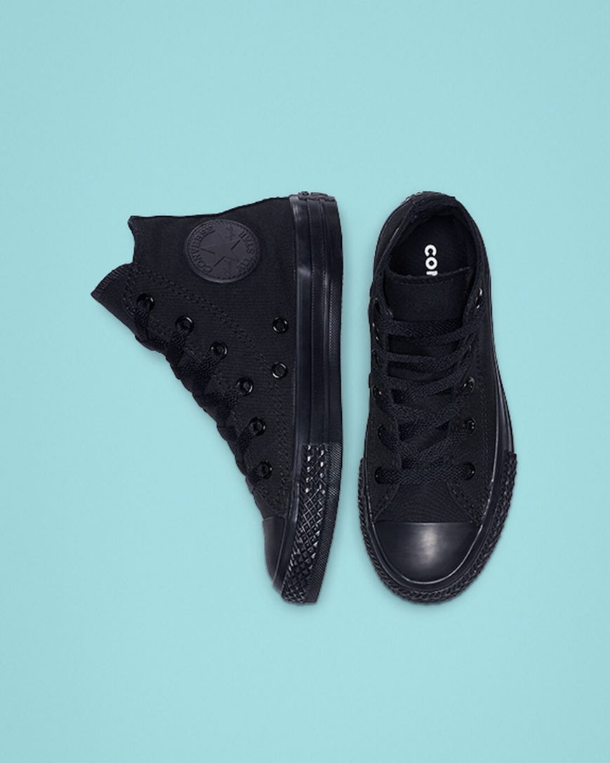 Dívčí Boty Vysoké Converse Chuck Taylor All Star Classic Černé | CZ YDQJ86